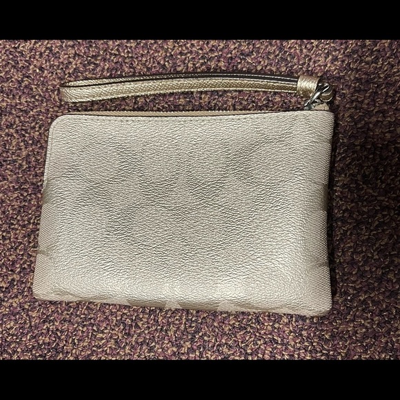 Coach Handbags - Bronze/Metallic “COACH” Wristlet